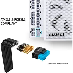 Блок живлення Lian Li EDGE1300 1300W 80 PLUS PLATINUM WHITE (G9P.EG1300.WE00.EU) - мініатюра 6