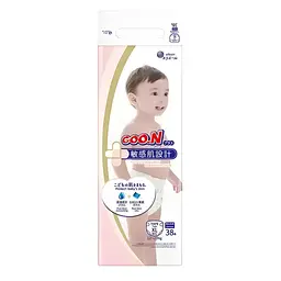 Підгузки Goo.N Plus XL (12-20 кг) 38 шт. на липучках для дітей унісекс
