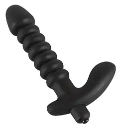 Анальний вібратор Black Velvets Vibrating Medium - мініатюра 4