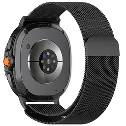 Ремінець металевий для смарт-годинника Google Pixel Watch 40,44,46 mm, Milanese Magnetic, чорний, міланська петля, браслет на магнітній застібці, сумісний з годинником Google Pixel Watch, для моделей з розміром корпусу 40,44,46 мм - мініатюра 2