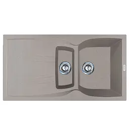 Кухонна мийка Adamant NEW LINE PLUS terra 975x495x235 мм, з крилом 97,5 см