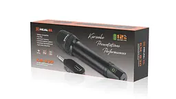 Мікрофон бездротовий Real-el KM-830 (EL121900001) система із приймачем - мініатюра 3