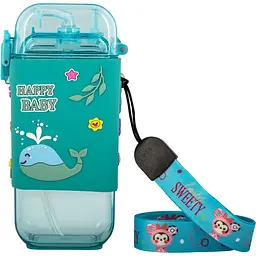 Поїльник тритановий Baby Team з силіконовою трубочкою та ремінцем 225 мл. (5091) - мініатюра 5