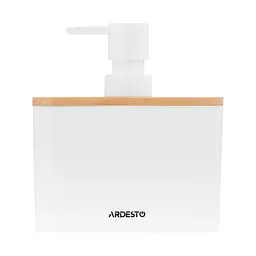 Набір для ванної кімнати Ardesto Minimalism 3 предмети білий (ARHB3123WB) - мініатюра 2