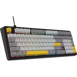 Клавіатура USB Ajazz AK980 MAX Magnetic switches Black/Grey/Yellow (AK980-MAX-M-BGY) UA - мініатюра 3