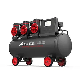 Компресор безмасляний поршневий 100 л, 3х1,45 кВт, 220 В AUARITA 2-1450X3F100-220