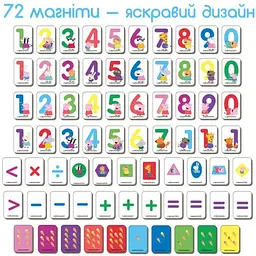 Набір магнітів Magdum Свинка Пеппа Математика (МЕ 5031-11) - мініатюра 2