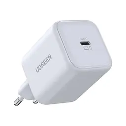 Зарядний пристрій UGREEN USB-C GaN 45W + cable USB-C to USB-C X524 white (65055) - мініатюра 2