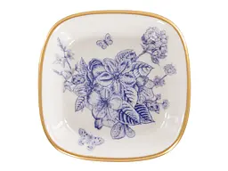 Салатник Alba ceramics Butterfly 10 см білий з синім (769-003) - мініатюра 2