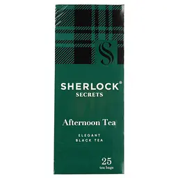 Чай чорний Sherlock Secrets Afternoon Tea 50 г (25 шт. х 2 г) (923178)