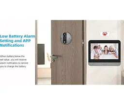 Бездротовий домофон - розумний відеодзвінок TUYA Door Bell Eye RH-PD8A - мініатюра 9