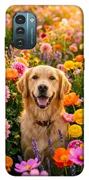 TPU чохол Demsky Flowery labrador для Nokia G21