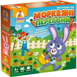 Гра настільна маршрутна Vladi Toys Crazy Koko Морквяні перегони (VT8055-33)