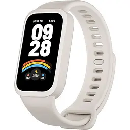 Фітнес-браслет Xiaomi Mi Smart Band 9 Active, білий, TFT дисплей 1.47' (172x320), bloetooth 5.3, 300 mAh, пульсометр, рівень