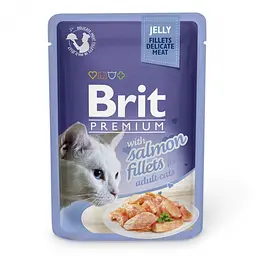 Вологий корм для кішок Brit Premium Cat Family Plate Jelly pouches 1020 г (асорти із 4 смаків сімейна) - мініатюра 4