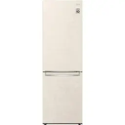 Холодильник LG с нижним морозильным отделением 186x60х68 холод.отд. 234 л мороз.отд. 107 л 2дв. А+ NF инв. диспл внутр. бежевый
