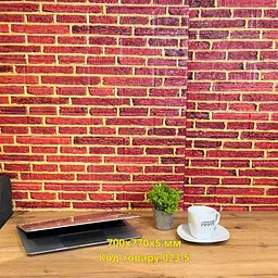 Самоклеюча декоративна 3D панель Loft Expert міні цегла 700x770x5 мм - мініатюра 4