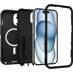 Чохол протиударний для iPhone 16e/15/14/13 OtterBox Defender MagSafe Black 77-97310 - мініатюра 5