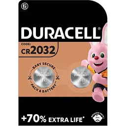 Батарейки Duracell CR-2032 для пульта-ключа в машину 2 шт.