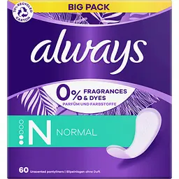 Щоденні прокладки Always Daily Fresh Normal Без запаху 60 шт.
