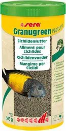 Корм для травоїдних цихлід Sera Granugreen Nature у гранулах 1000 мл (565 г) 003964