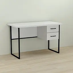 Комп'ютерний стіл Ferrum-decor Таккота 76x100x70 чорний ДСП Білий 32мм (FRD-101940)