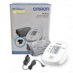 Тонометр Omron M1 Basic (HEM-7121J-AF) + адаптер автоматичний на плече - мініатюра 3