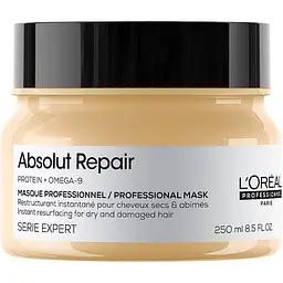 Маска L'Oreal Professionnel Serie Expert Absolut Repair для інтенсивного відновлення сухого та пошкодженого волосся 250 мл