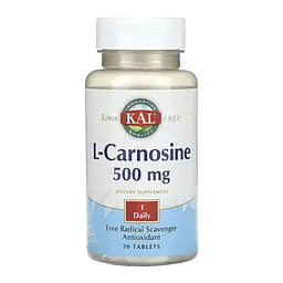 Амінокислота KAL L-Carnosine 500 мг 30 капс