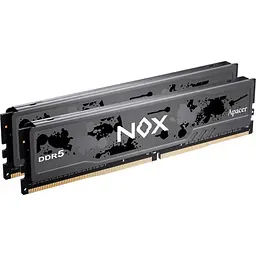 Модуль пам'яті Apacer DDR5 32GB (2x16) 5200MHz NOX (AH5U32G52C522MBAA-2)