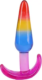 Набір анальних пробок Doc Johnson Crystal Jellies - Anal Trainer Set - Rainbow - мініатюра 2