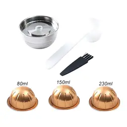 Капсула з нержавіючої сталі для кавоварки Nespresso Vertuoline POP, NEXT ( 80мл +150мл +230мл) iCafilas