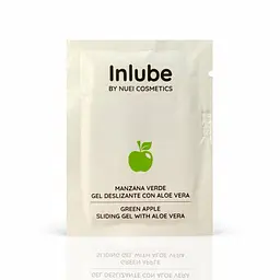 САШЕТ Їстівний лубрикант на водній основі смак: зелене яблуко INLUBE, 5 мл Nuei (Іспанія) Nuei SNU513543 102960