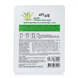 Маска тканинна для обличчя Esfolio Pure Skin Aloe Essence Mask Sheet з алое вера