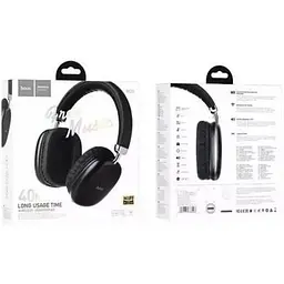 Навушники Hoco W35 Bluetooth 5.3, 2-в-1 чорні 6931474766243 - мініатюра 3