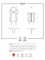 Еротичний комплект Obsessive 838 S/M червоний - мініатюра 4