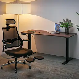 Стіл Mealux PowerDesk Duo Walnut (EVO-242 Duo Walnut /B) - мініатюра 5