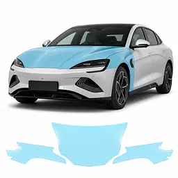 Антигравійна захисна бронеплівка за лекалами для BYD Seal I facelift 2025- капот і передні крила