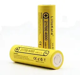Акумулятор Liitokala 21700 Lii-40A 3.7 V 4000mAh в кейсі Оригінал - мініатюра 5