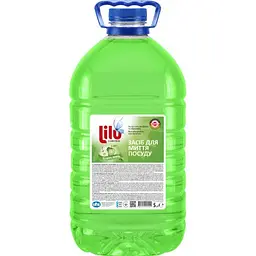 Засіб для миття посуду Lilu Зелене яблуко 5 л ПЕТ