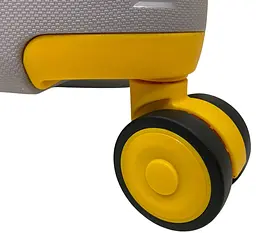 Валіза Snowball 20303 колір срібний розмір маленький S - мініатюра 2
