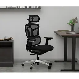 Крісло Mealux S4 Air Fabric Black ( HF-S4 F/B)  - мініатюра 5