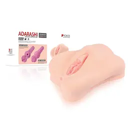 Мастурбатор-вагіна двошаровий Kokos Adarashi -2 Double Layer - мініатюра 5