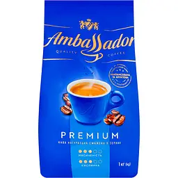 Кава в зернах Ambassador Premium 1 кг (843947) - мініатюра 2