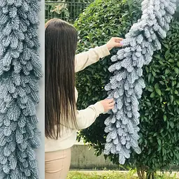 Гірлянда хвойна Hvoya Lux лита засніжена 1.2 м - мініатюра 2