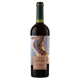 Вино Koblevo 5 Elements Одеський чорний Каберне ординарне, столове, сухе, червоне 0.75 л 13 %