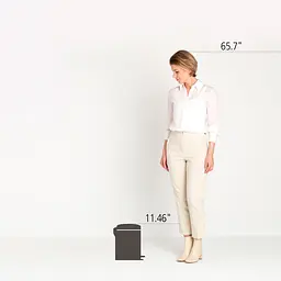 Бак для сміття Brabantia Pedal Bin, мигдальний, 5 л (112423) - мініатюра 2