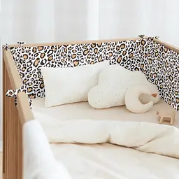 Бортики в дитяче ліжечко 30x120 LEOPARD, бежевий (WeltBed_Leopard_30x120) - мініатюра 2
