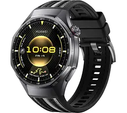 Силіконовий ремінець Primolux Nylon Silicone для смарт-годинника Huawei Watch GT 6 Pro 46mm - Black Silver - мініатюра 3