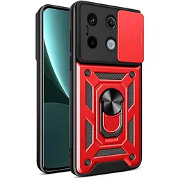 Чохол Ummi Camshield Serge Ring для Xiaomi Redmi Note 13 4G Червоний / Red